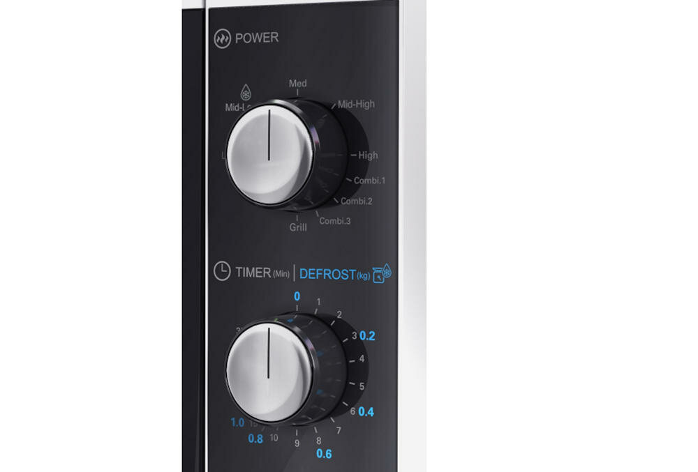 SHARP-YC-MG01E-W kuchenka mikrofalowa panel sterowanie programator timer