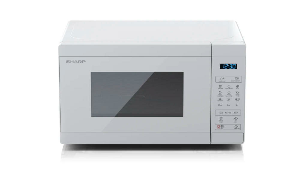 SHARP-YC-MG02E-C kuchenka mikrofalowa wygoda prostota design