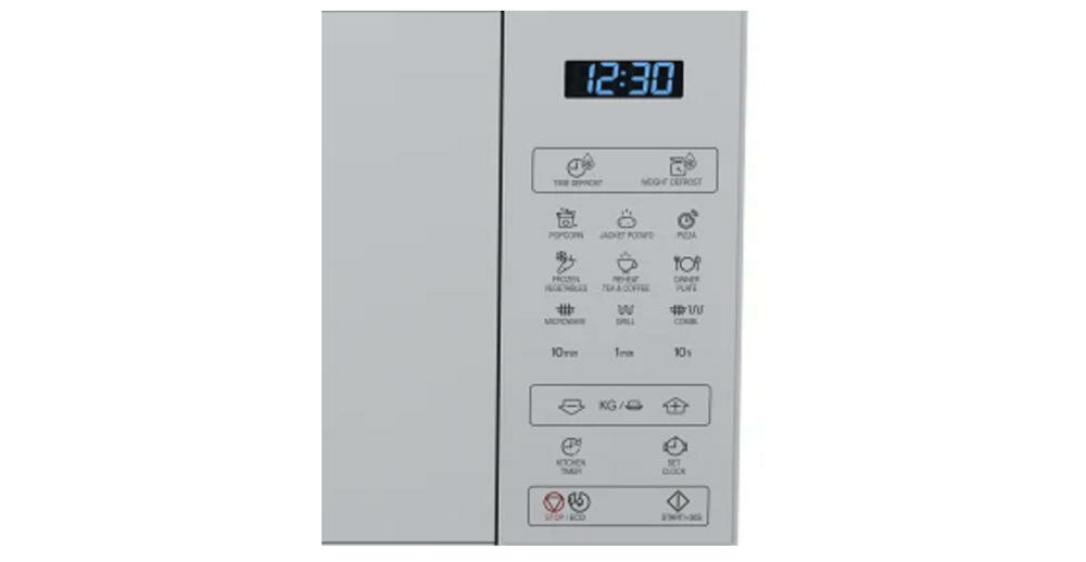 SHARP-YC-MG02E-C kuchenka mikrofalowa panel sterowanie programator timer
