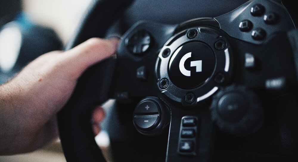 Руль Logitech G923 PS4 PC кожаный руль