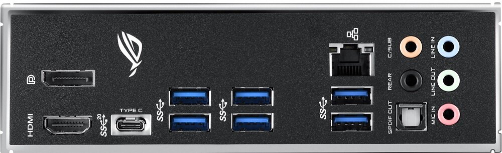 Płyta główna ASUS Rog Strix B460-H Gaming- polaczenie 