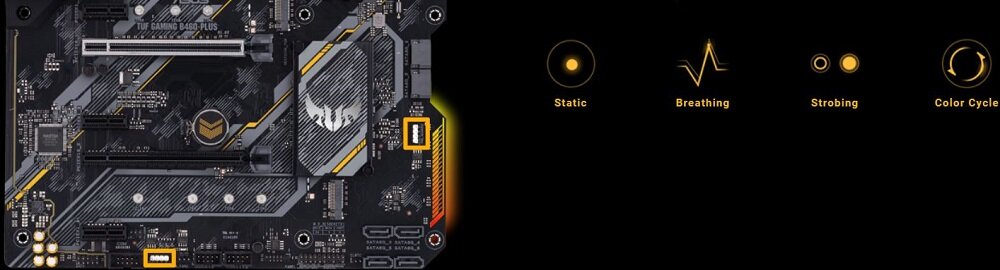 Płyta główna ASUS Tuf Gaming B460-Plus - Nowoczesny design