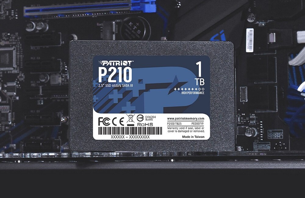 Dysk PATRIOT P210 128GB SSD - pojemnosc