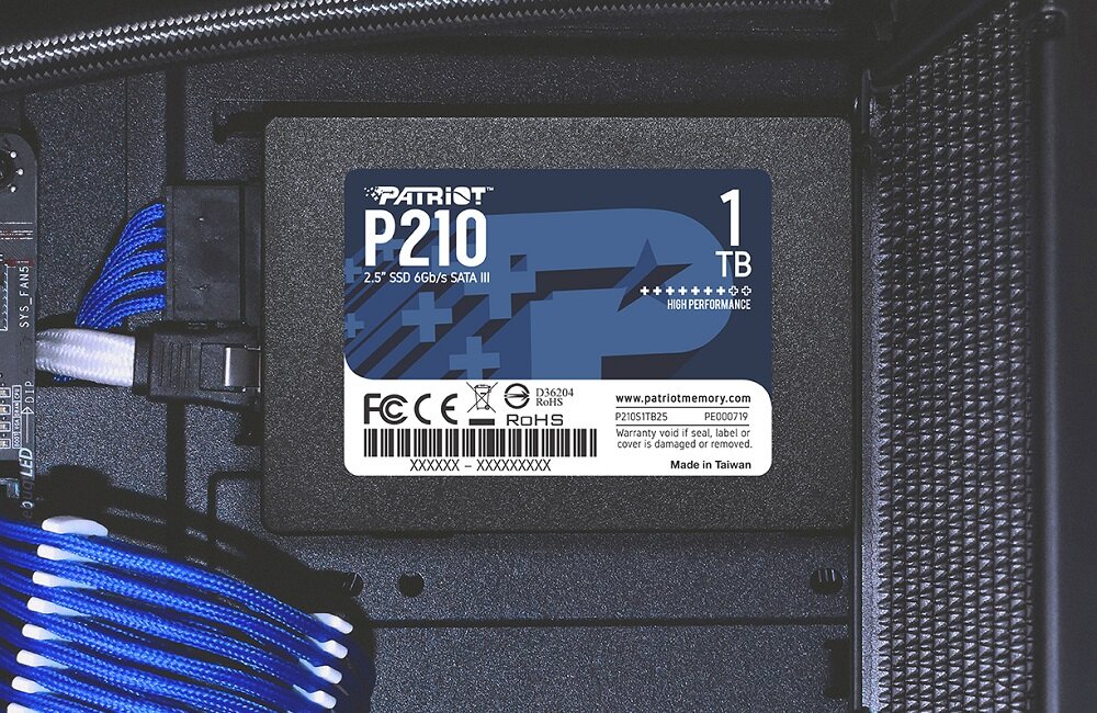 Dysk PATRIOT P210 128GB SSD - predkosc odczytu