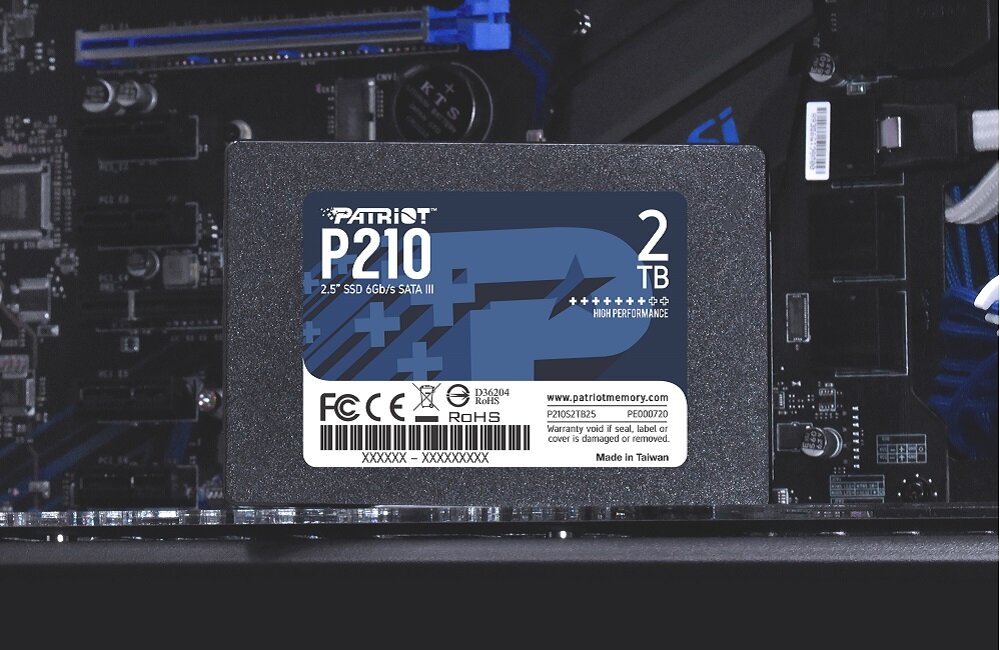 Dysk PATRIOT P210 128GB SSD - pojemnosc