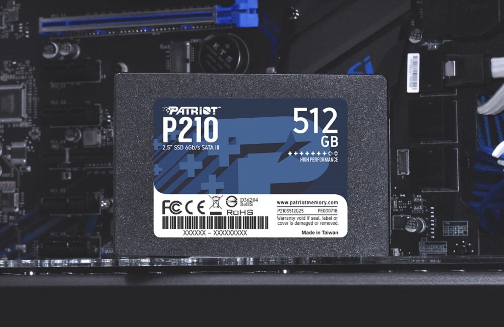 Dysk PATRIOT P210 128GB SSD - pojemnosc