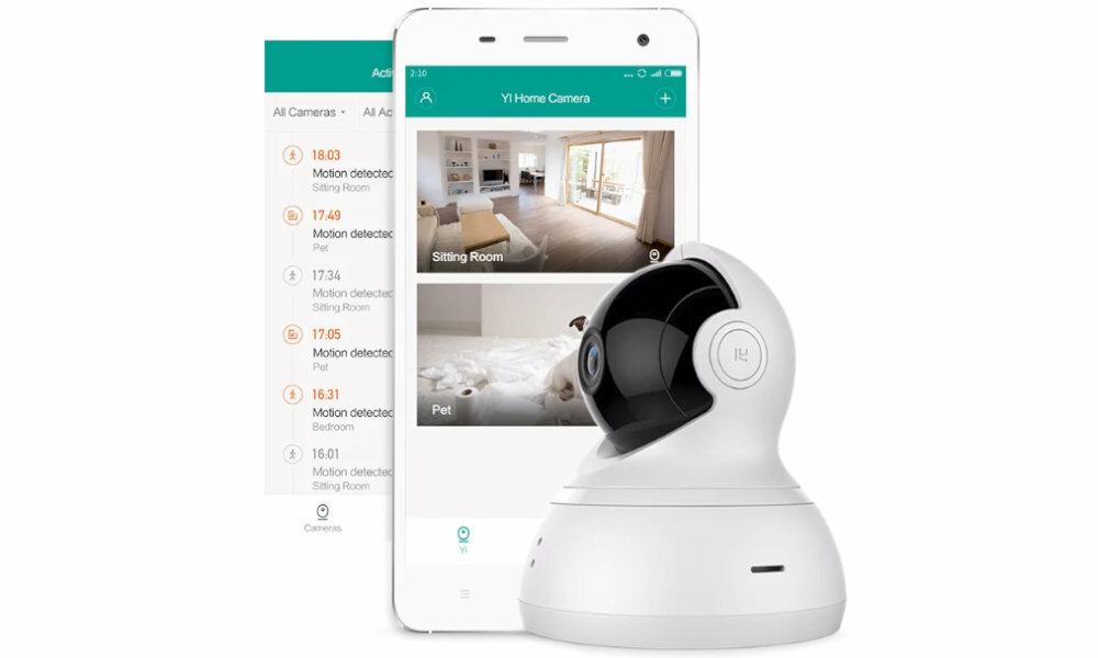 Yi Dome Biały Biały aplikacja