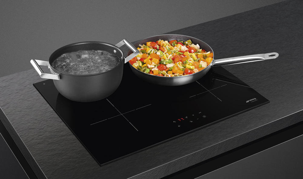 SMEG SI2641D funkcjonalna płyta gotowanie kuchnia wskaźnik zaleganie ciepło