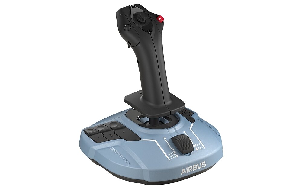 Kontroler THRUSTMASTER TCA Sidestick Airbus Edition obsługa konstrukcja podłączanie instalacja