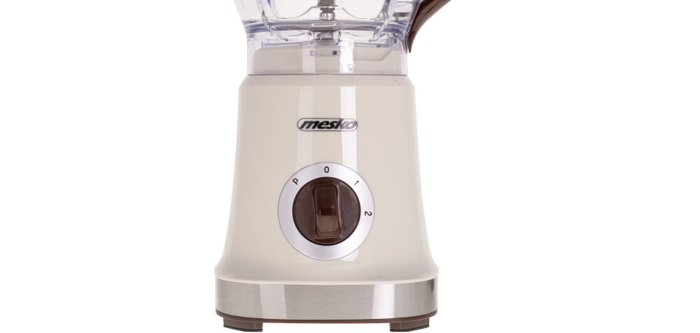 Blender kielichowy MESKO MS 4079 Beżowy regulacja ustawienia predkosc moc 1000 W szybki prosty funkcja pulse kontrola