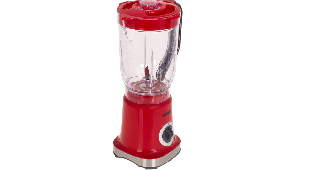 Blender kielichowy MESKO MS 4079 czerwony proste czyszczenie mycie pod ciepla woda wilgotna szmatka