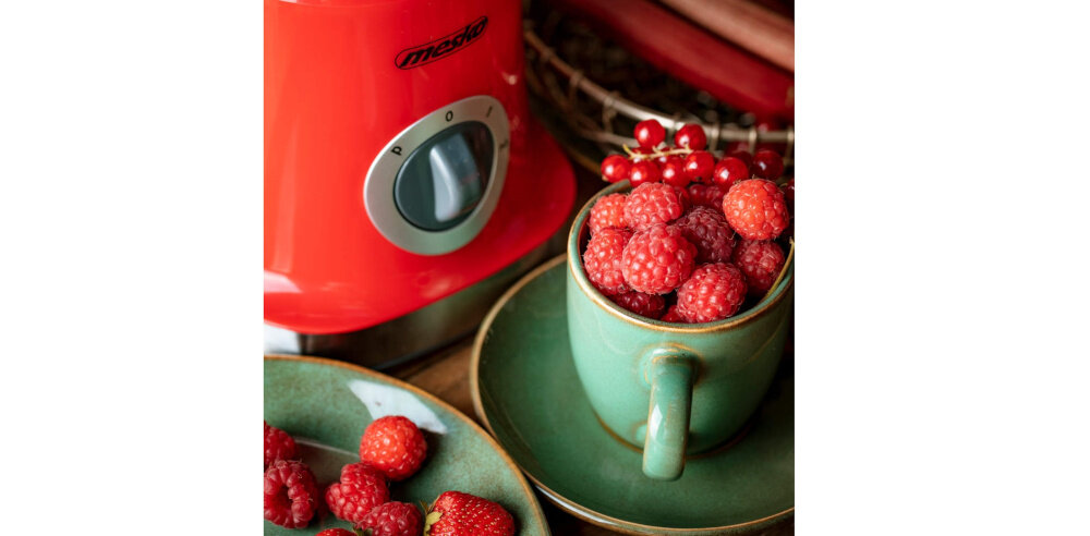 Blender kielichowy MESKO MS 4079 Czerwony nowoczesne udogodnienie moc zupy sosy warzywa jakosc