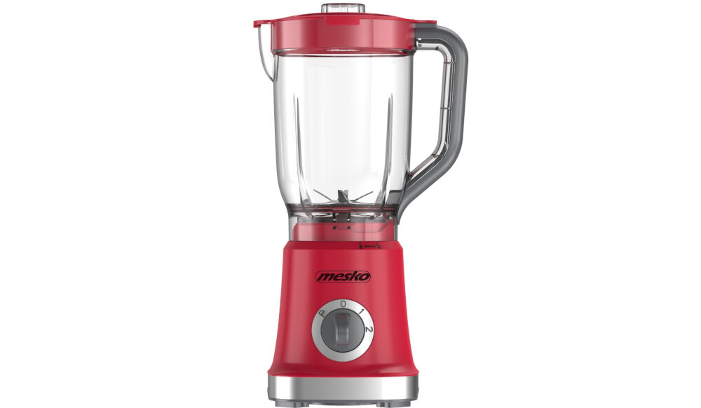 Blender kielichowy MESKO MS 4079 czerwony nie zawiera BPA pojemnosc 1,8 l