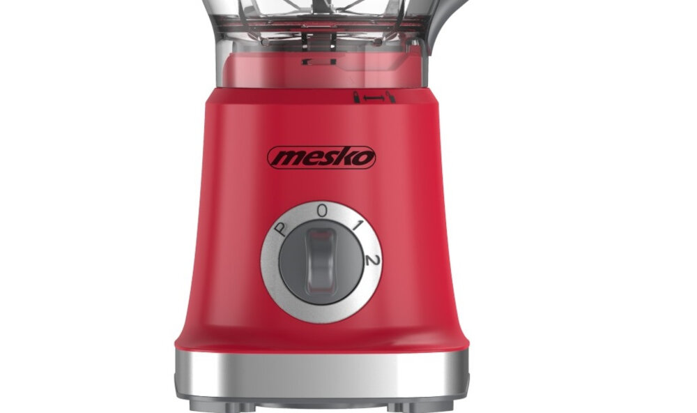 Blender kielichowy MESKO MS 4079 czerwony regulacja ustawienia predkosc moc 1000 W szybki prosty funkcja pulse kontrola