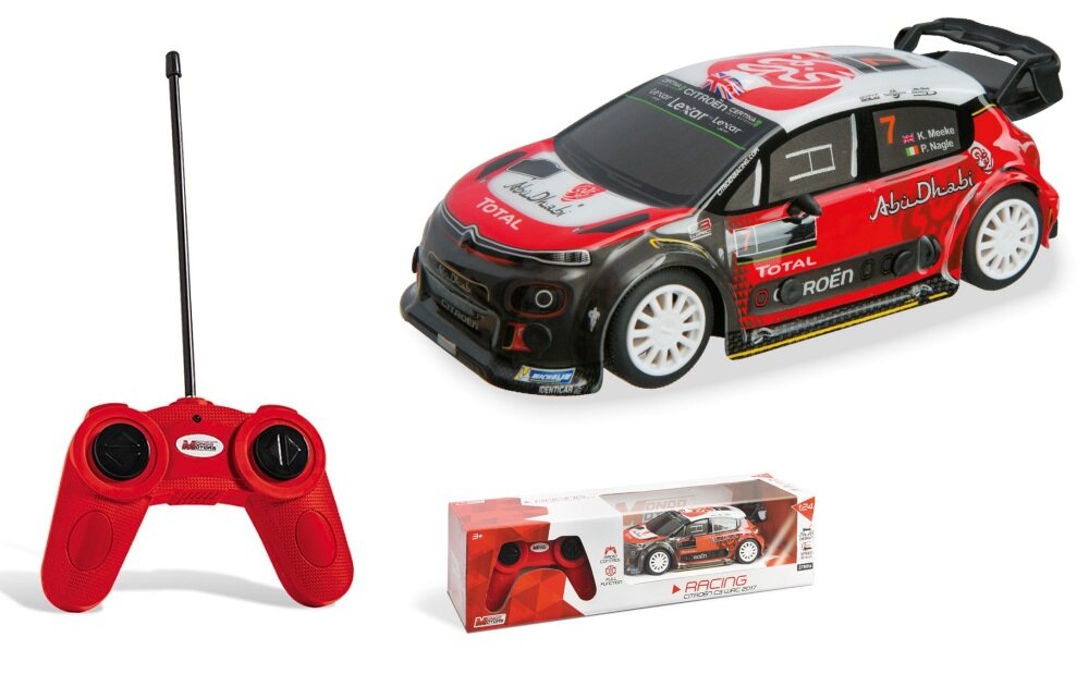 Samochód zdalnie sterowany MONDO Citroen C3 WRC w zestawie pilota do sterowania instrukcja obsługi w języku polskim karta gwarancyjna