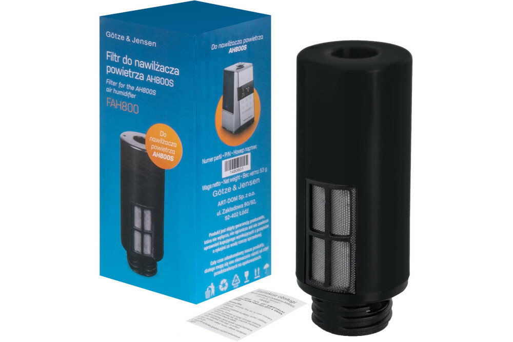 Filtr do nawilżacza GÖTZE & JENSEN FAH800 zawartosc opakowania