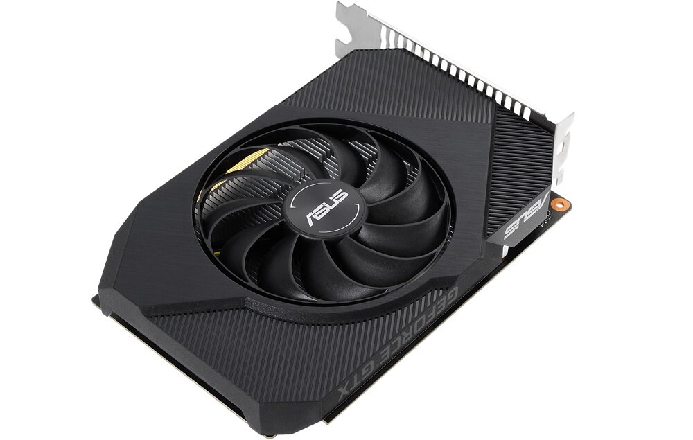 Karta graficzna ASUS GeForce GTX 1650 Phoenix OC 4GB - szyna danych 128bit pamięć GDDR 6 płynność rozgrywki architektura turing