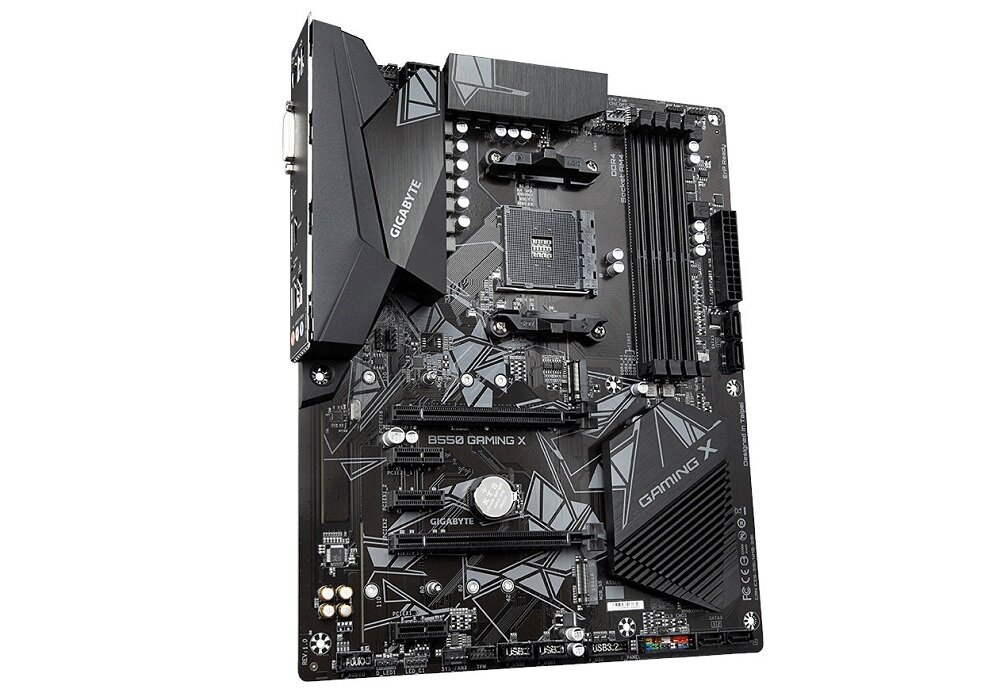 Płyta główna GIGABYTE B550 Gaming X - gniazdo PCI Express x16 zaawansowana karta graficzna większa wydajność