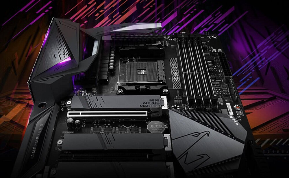 Płyta główna GIGABYTE B550 Aorus Master - złącze M. 2 montaż szybkich dysków SSD