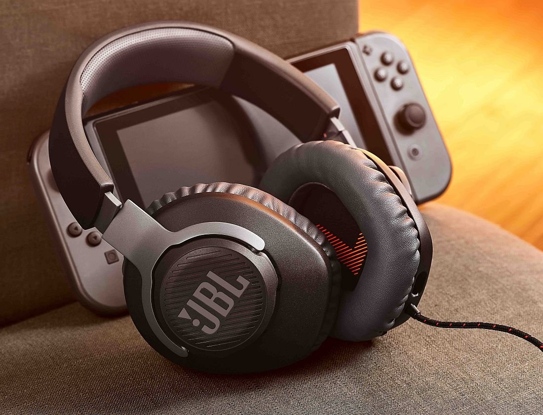 Słuchawki JBL Quantum 100 - komfort