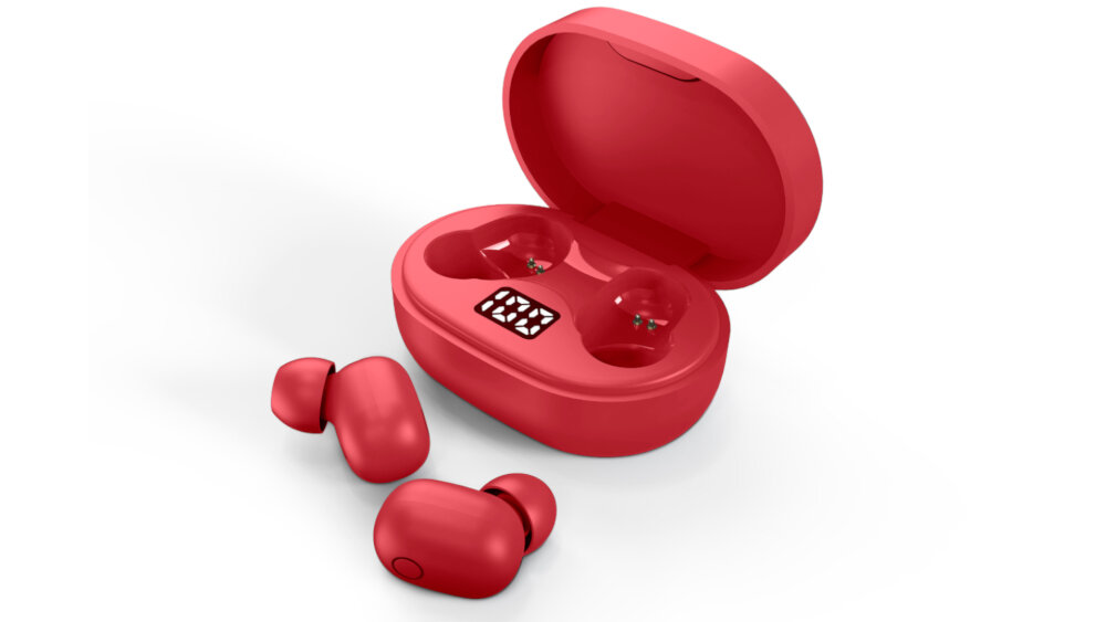 Słuchawki dokanałowe XMUSIC TWS700R Czerwony - Słuchawki dokanałowe 