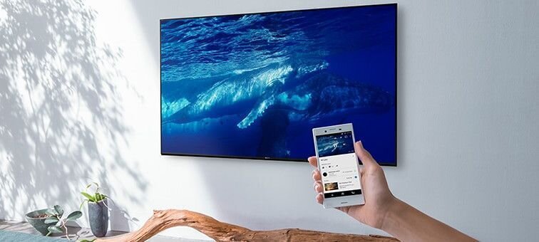 Telewizor SONY LED KE-XH8077SAEP - Chromecast
