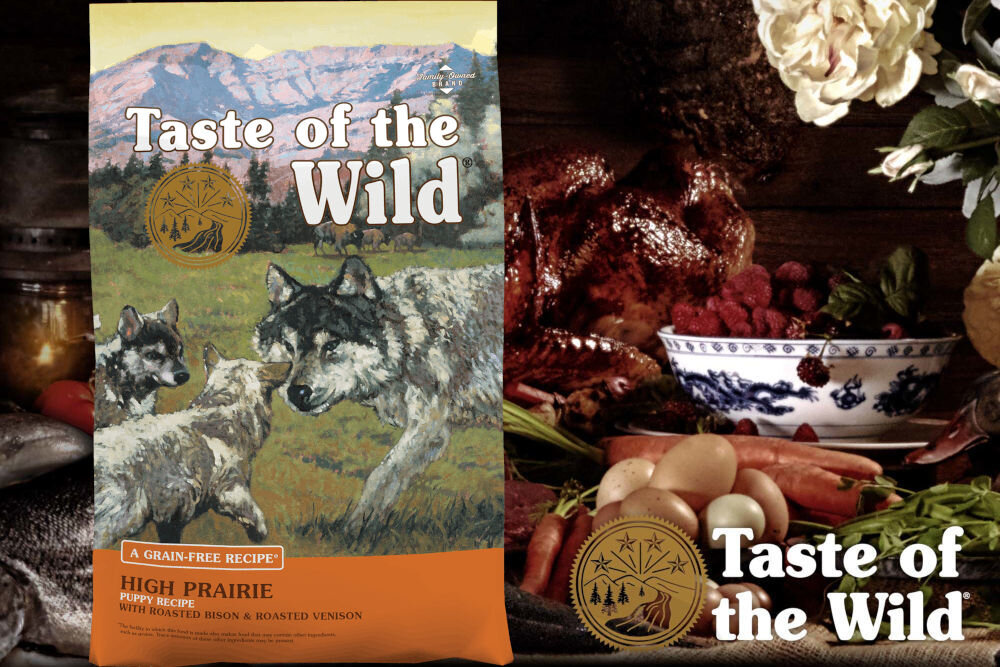 Karma dla psa TASTE OF THE WILD High Prairie Puppy Bizon i dziczyzna 2 kg dawkowanie analiza sklad