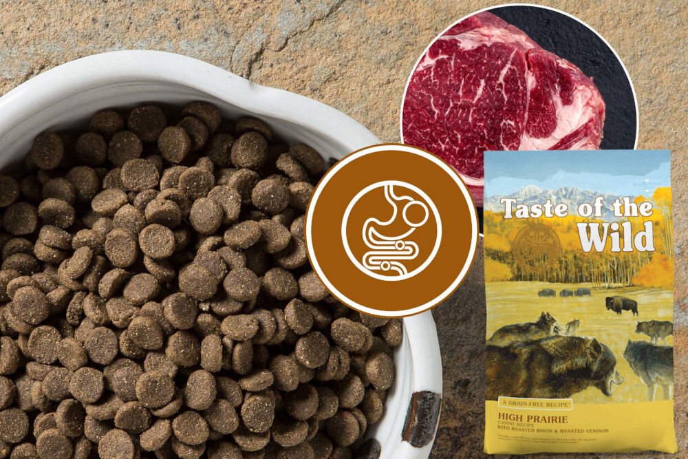 Karma dla psa TASTE OF THE WILD High Prairie Bizon i dziczyzna 2 kg dawkowanie analiza sklad