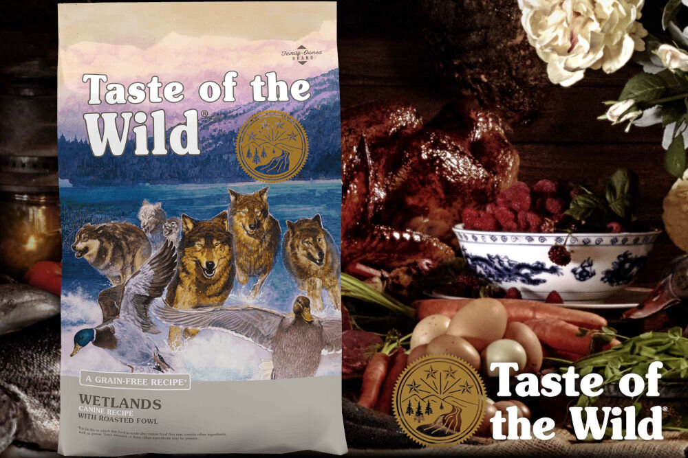 Karma dla psa TASTE OF THE WILD Wetlands Kaczka 12,2 kg dawkowanie analiza sklad