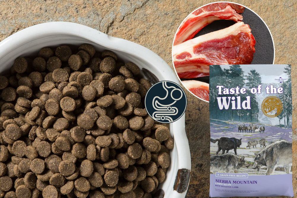 Karma dla psa TASTE OF THE WILD Sierra Mountain Jagnięcina 2 kg dawkowanie analiza sklad