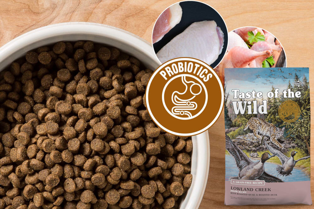 Karma dla kota TASTE OF THE WILD Lowland Creek 2 kg dawkowanie analiza sklad