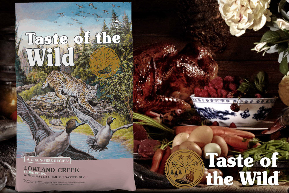 Karma dla kota TASTE OF THE WILD Lowland Creek 6.6 kg dawkowanie analiza sklad