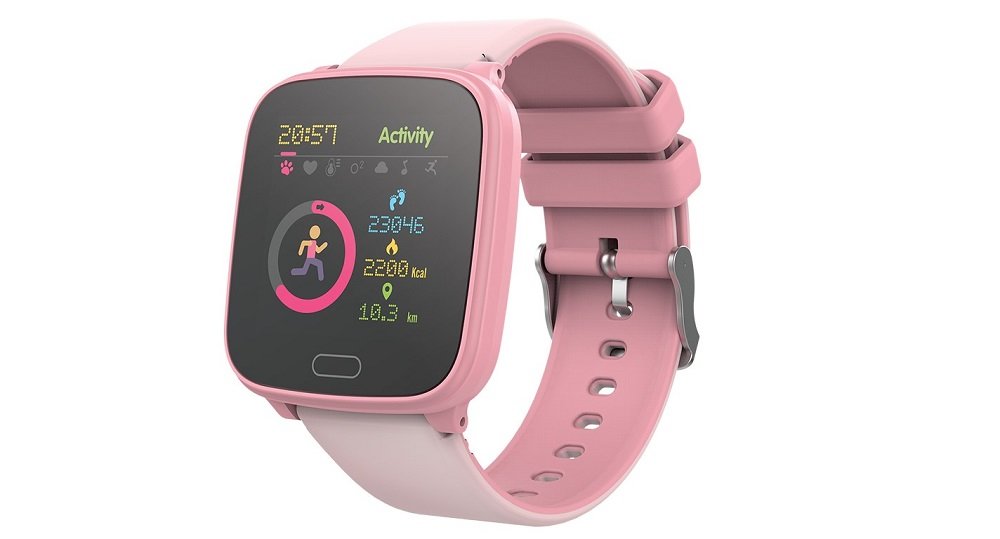 Smartwatch FOREVER iGO JW-100 front różowy widok ogólny