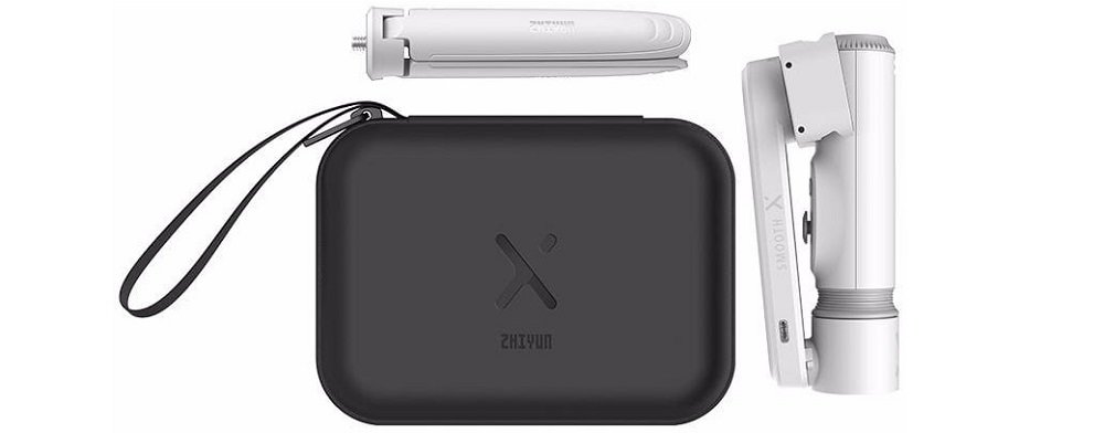 Gimbal ręczny ZHIYUN Smooth-X widok 2 biały obrót ramienia