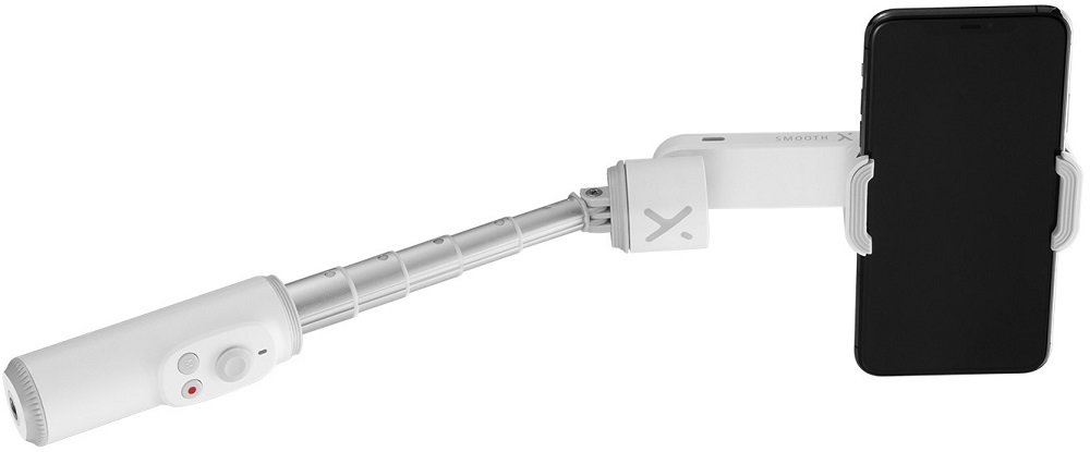 Gimbal ręczny ZHIYUN Smooth-X widok biały teleskop