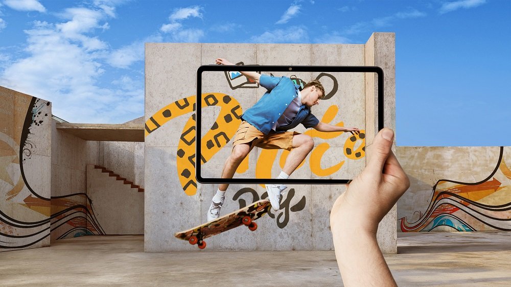 Tablet Huawei MatePad aparat 8 MP wideospotkanie cztery czułe mikrofony