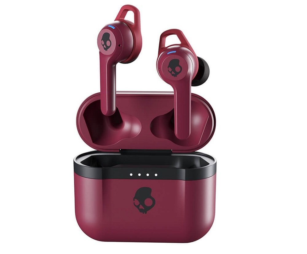 Słuchawki dokanałowe SKULLCANDY Indy Evo Czerwony całkowicie bezprzewodowe True Wireless