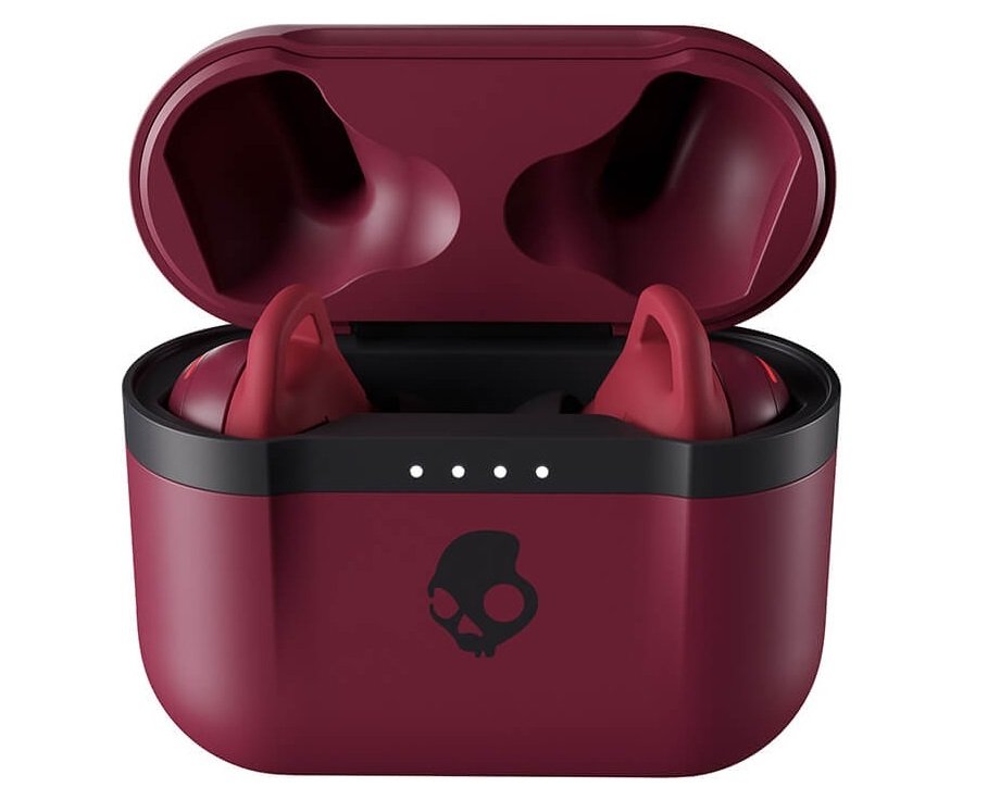 Słuchawki dokanałowe SKULLCANDY Indy Evo Czerwony bateria do 30 godzin pracy