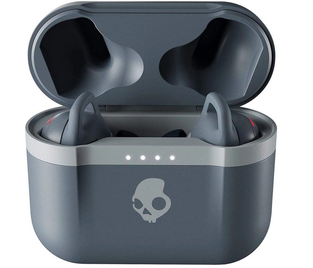 Słuchawki dokanałowe SKULLCANDY Indy Evo Szary bateria do 30 godzin pracy