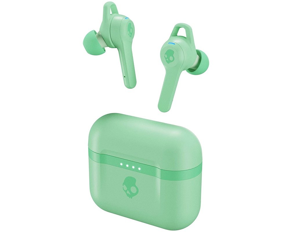 Słuchawki dokanałowe SKULLCANDY Indy Evo Zielony design ergonomia