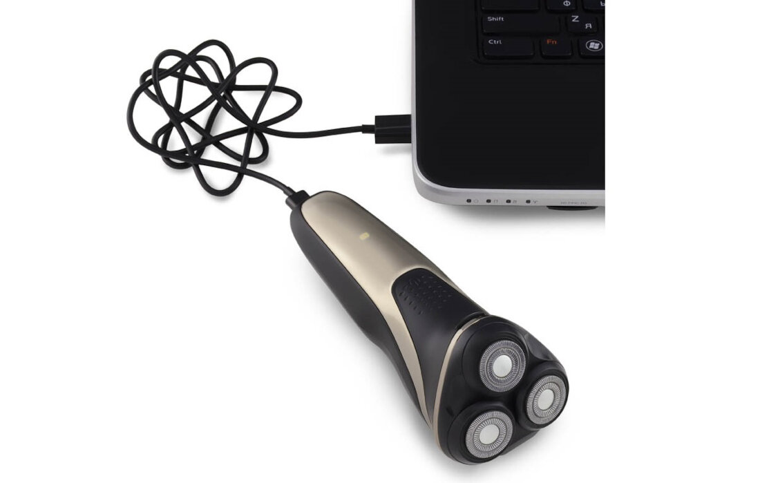 Golarka AURORA AU3547 bezprzewodowe ladowanie USB czas pracy do 50 minut