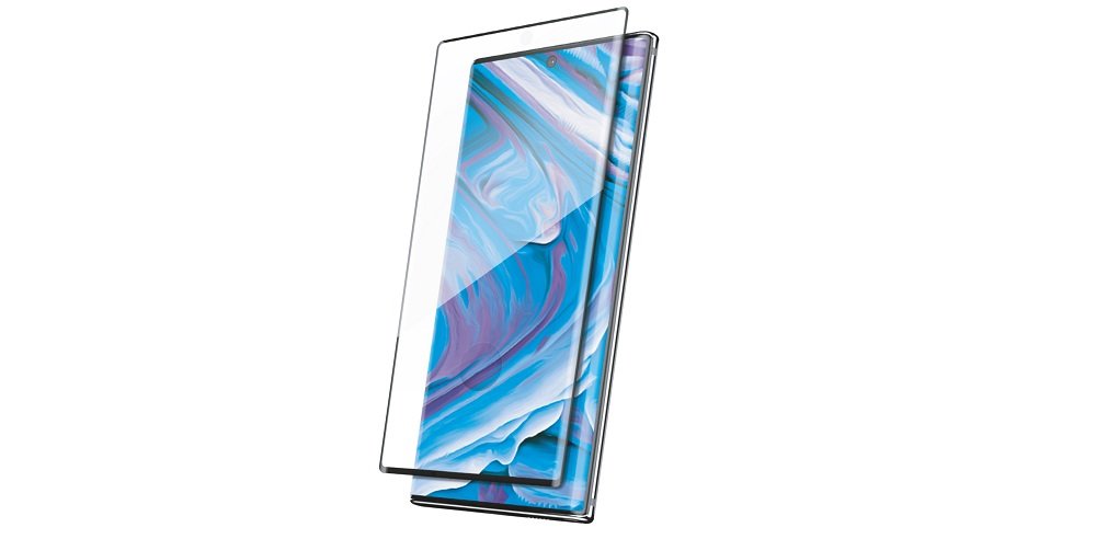 Szkło hartowane THOR Edge to Edge do Samsung Galaxy Note 10 Lite Czarny widok ogólny front