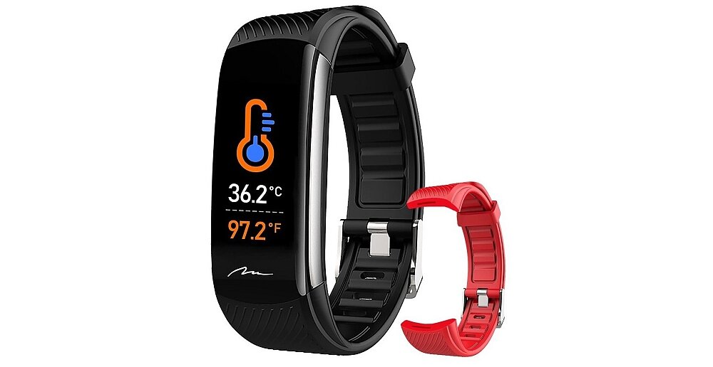 Smartband MEDIA-TECH MT866 obudowa pasek ekran czujniki sport monitoring bateria pamięć