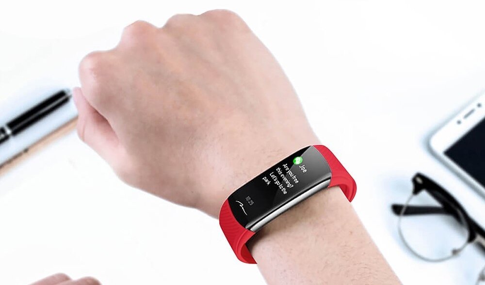 Smartband MEDIA-TECH MT866 obudowa pasek ekran czujniki sport monitoring bateria pamięć