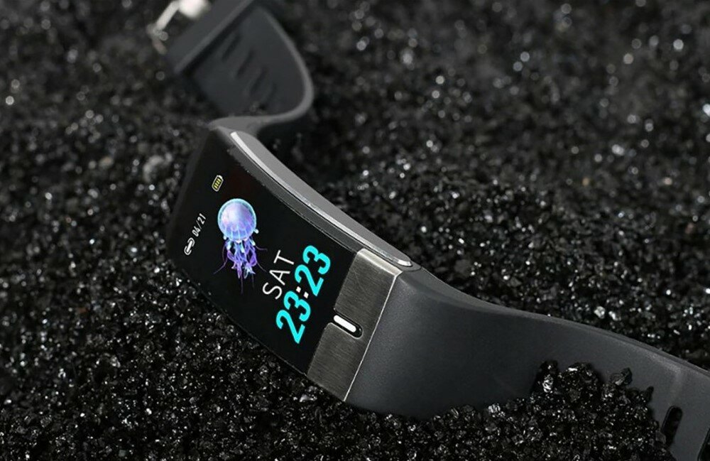 opaska MEDIA-TECH ACTIVE BAND TEMPERATURE ECG czarna opaska Android 4.4. ios 8.2
