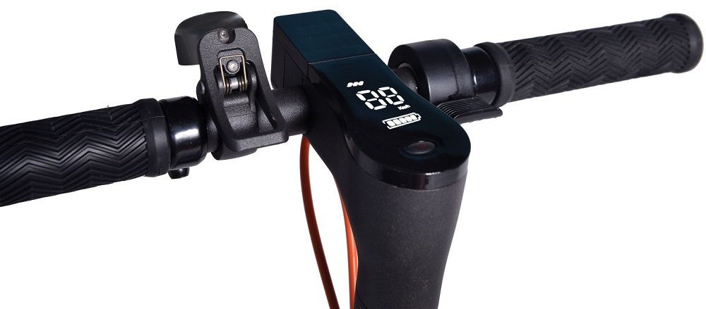 HULAJNOGA ELEKTRYCZNA PRIME3 EES61 duży i czytelny wyświetlacz LEDniska waga lekka składana nieduża