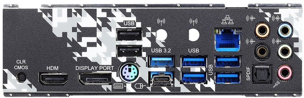 Płyta główna ASROCK B550M Steel Legend - duża ilość zlącz możliwość rozszerzenia układu USB 2.0 3.0 Display Port HDMI PCI