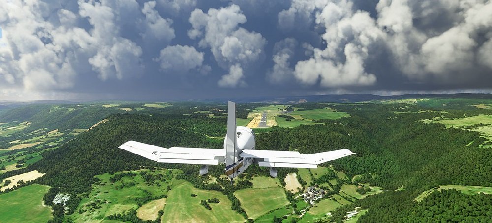 Microsoft Flight Simulator Gra PC samolot screen