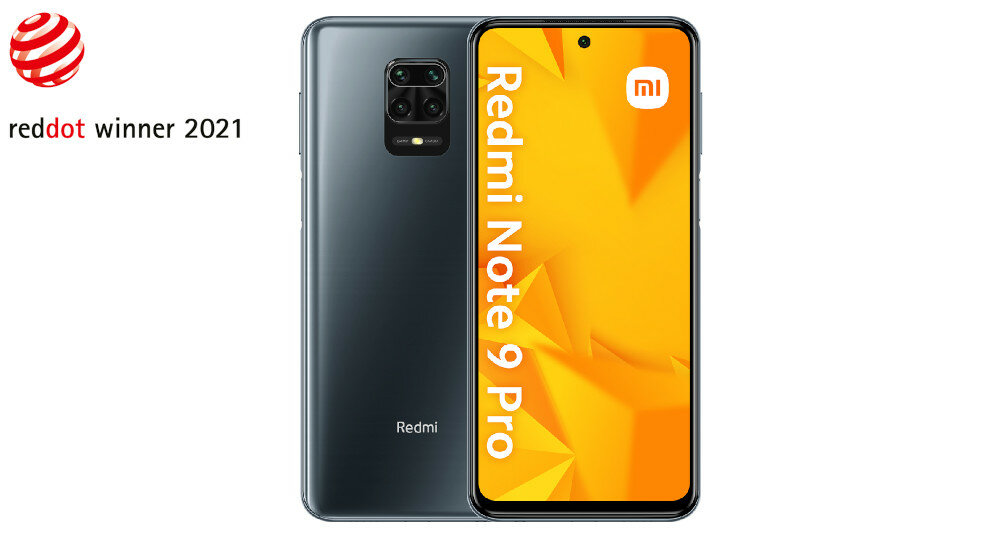 SMARTFON XIAOMI REDMI NOTE 9 PRO 6 nagroda Reddot najlepszy produkt