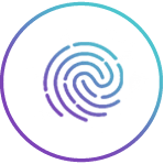 Linie papilarne ikona kolor